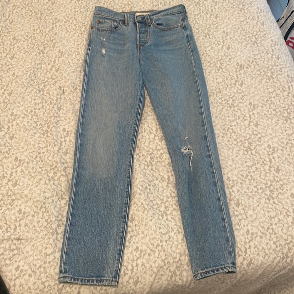 levi wedgie jeans size 24